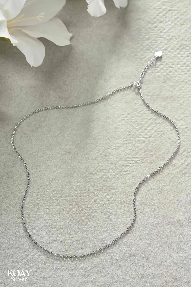 Plain Necklace 02 KOAY Silver Store Necklaces
