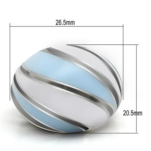Alamode Rings TK252 High polished no plating Stainless Steel Ring with No Stone