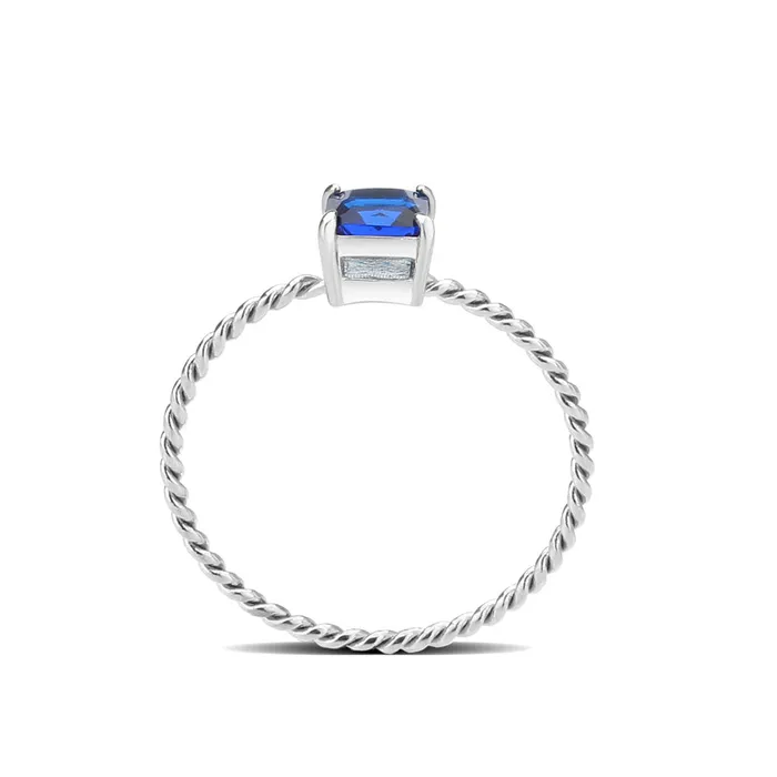 Alamode Rings TK3855 High polished no plating Stainless Steel Ring with Synthetic in Montana