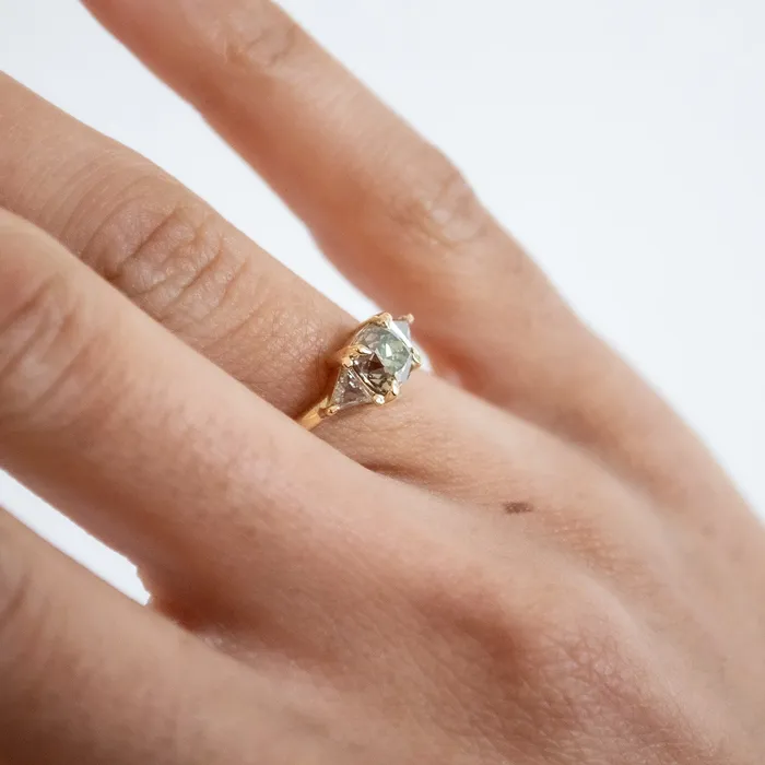 Champagne Diamond Stella Ring Lauren Wolf Jewelry Rings