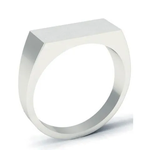 deBebians Rings Wide Rectangular Signet Ring for Men 16mm x 8mm deBebians Rings Wide Rectangular Signet Ring for Men 16mm x 8mm