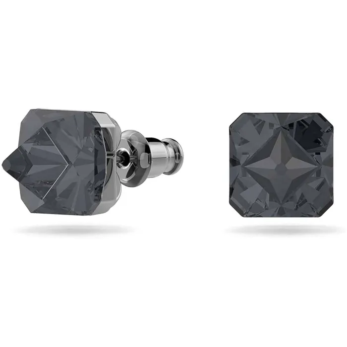 Earrings Swarovski Womens Stud Earrings Chroma Grey Pyramid Cut Crystals 5613723 Swarovski