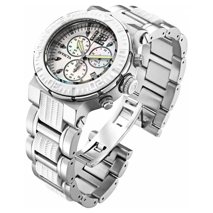 Invicta Bracelets Invicta Womens Watch Ocean Reef Two Tone White and Silver Tone Bracelet 29666 Invicta Bracelets Invicta Womens Watch Ocean Reef Two Tone White and Silver Tone Bracelet 29666