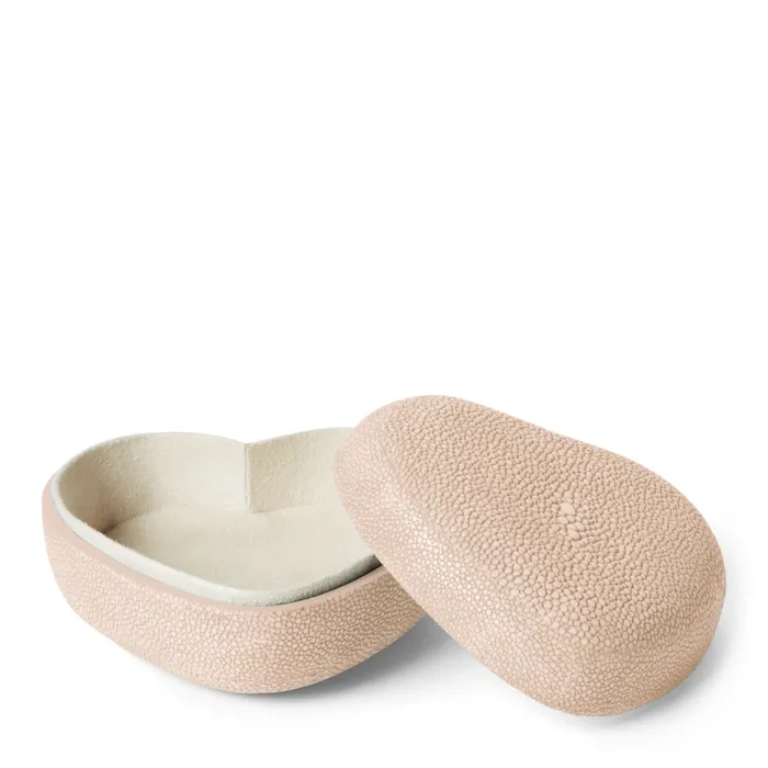 Necklaces AERIN Shagreen Heart Box Blush AERIN
