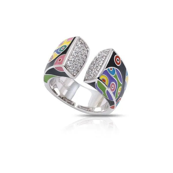 Rings Belle Etoile Mondo Ring Black Multi Belle Etoile