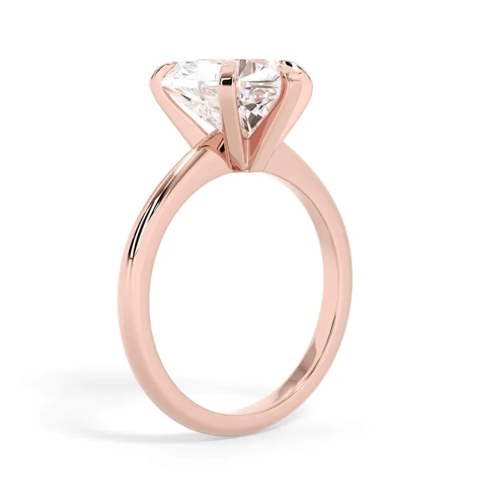 Rings deBebians Traditional 6 Prong Solitaire Engagement Ring Setting