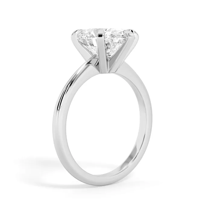 Rings deBebians Traditional 6 Prong Solitaire Engagement Ring Setting