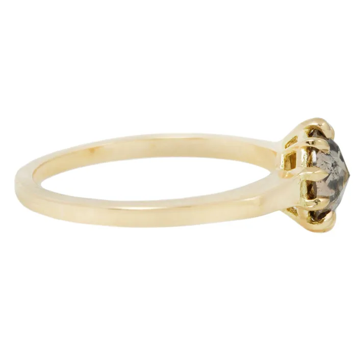 Rings Lauren Wolf Jewelry Roses Cognac Solitaire Ring