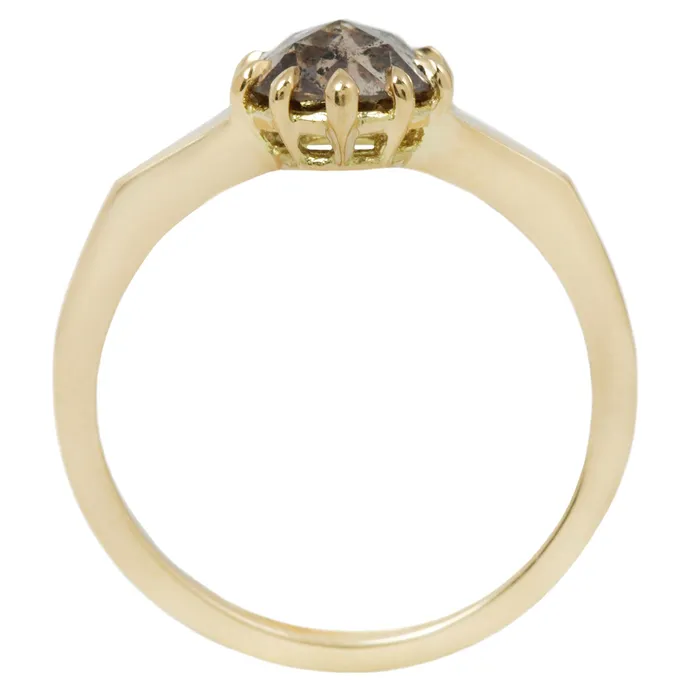 Rings Lauren Wolf Jewelry Roses Cognac Solitaire Ring