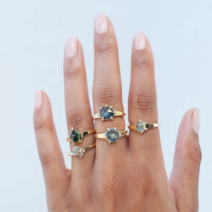Rings Lauren Wolf Jewelry Roses Cognac Solitaire Ring
