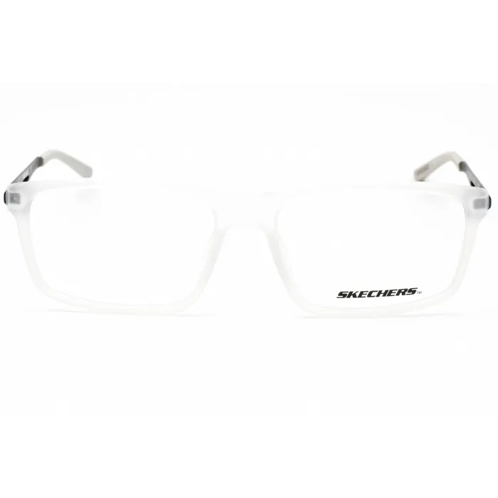 Skechers Mens Eyeglasses Crystal Plastic Rectangular Full Rim Frame SE3245 026 Skechers Rings