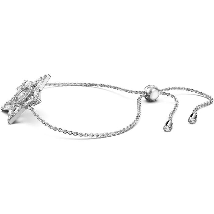 Swarovski Bracelets Swarovski Womens Bracelet Stella Rhodium Plated White Crystals Star 5617881
