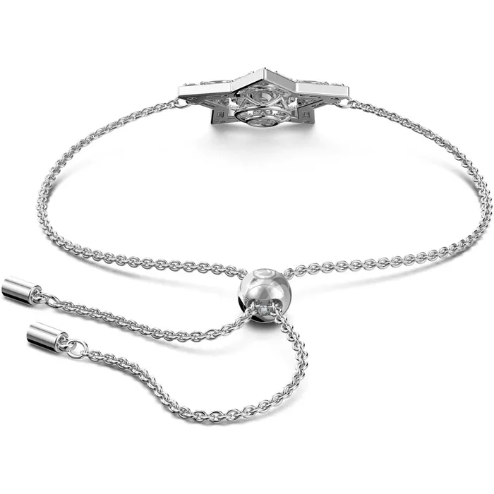 Swarovski Bracelets Swarovski Womens Bracelet Stella Rhodium Plated White Crystals Star 5617881