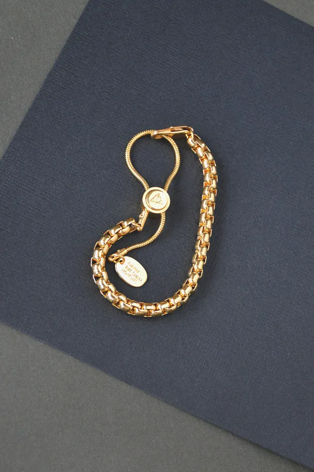 Air Anchor Bracelets Stainless Steel Adjustable Journey Chain Bracelet