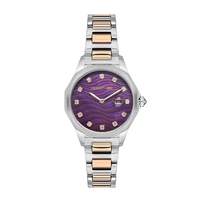 Cerruti 1881 Jesina Womens Purple Dial Watch Cerruti Watches