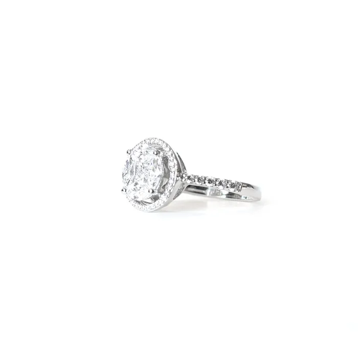 Korloff White Gold Ring With Diamonds Size 6 Korloff Rings
