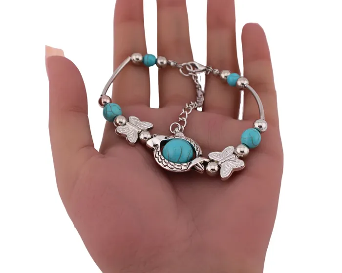 Butterfly Bracelet Turquoise Captive Collars Bracelets