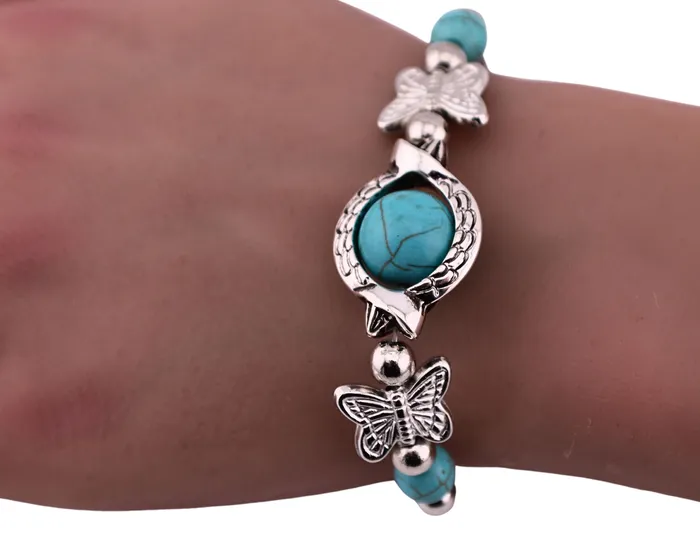 Butterfly Bracelet Turquoise Captive Collars Bracelets