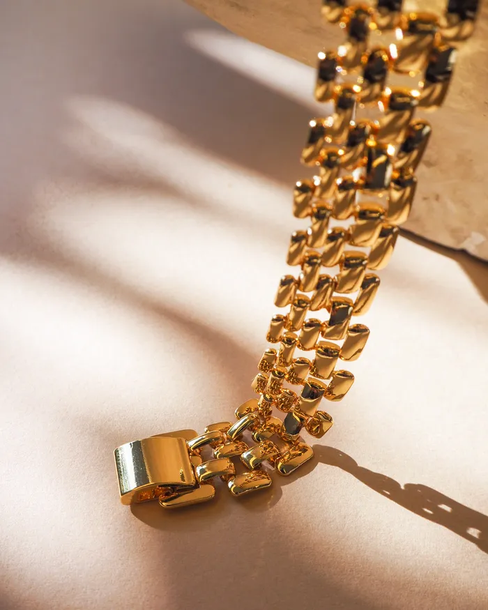 Luv Aj Bracelets Celine Chain Link Bracelet Silver