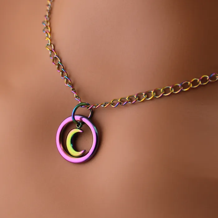 Moon O Ring Collar Captive Collars Rings