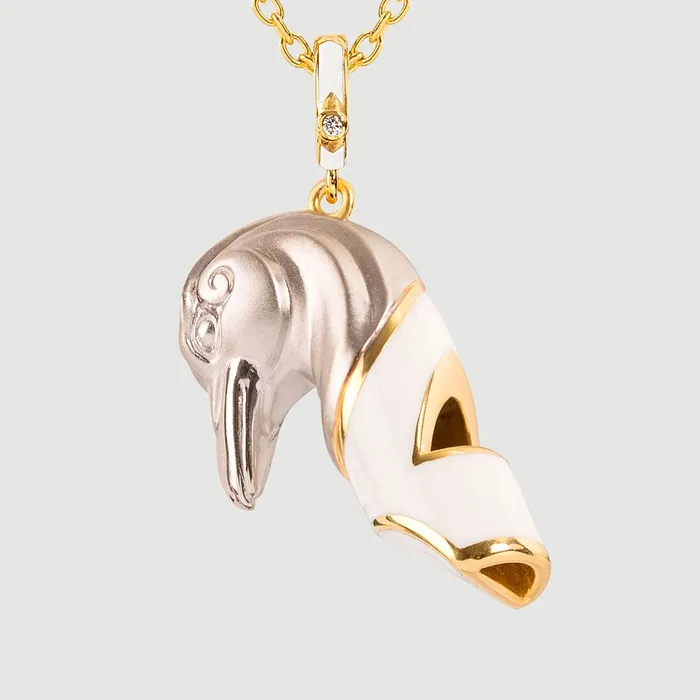 Naimah Necklaces Raven Whistle Necklace