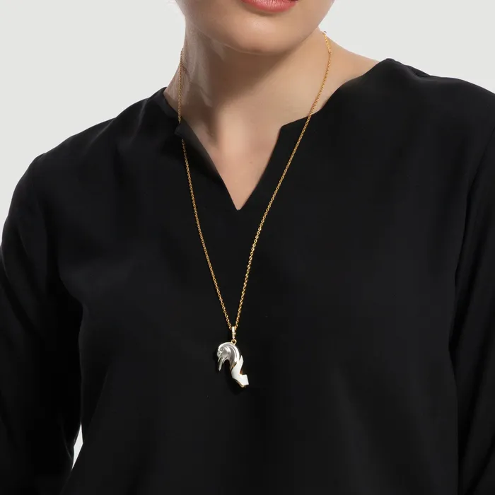 Naimah Necklaces Raven Whistle Necklace