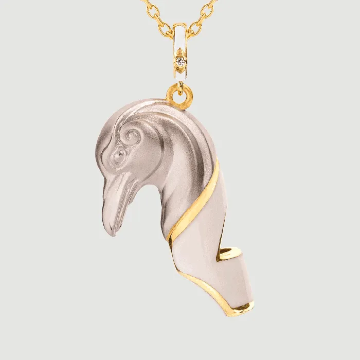 Naimah Necklaces Raven Whistle Necklace