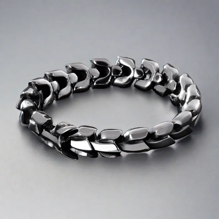 The Midgard Serpent Stainless Steel Bracelet Viking Trinkets Bracelets
